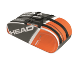Теннисная сумка Head Core Combi 2015 (grey/orange)