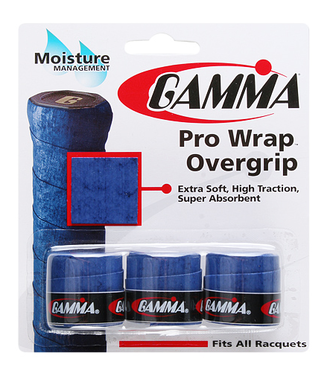 Намотка GAMMA Pro Wrap Overgrip (блистер 3 шт.) (blue)