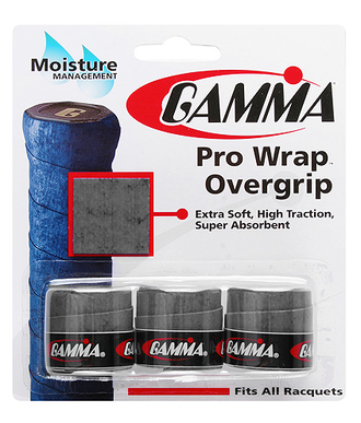 Намотка GAMMA Pro Wrap Overgrip (блистер 3 шт.) (black)