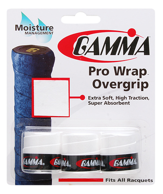 Намотка GAMMA Pro Wrap Overgrip (блистер 3 шт.) (white)